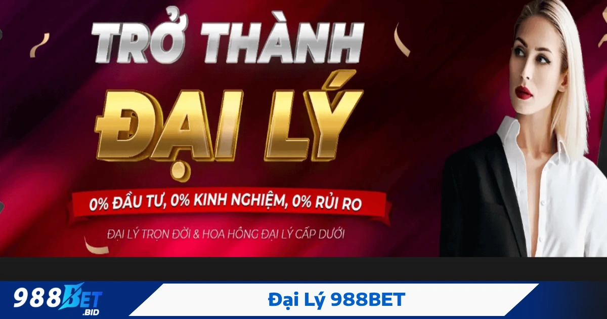 Chính Sách Đại Lý 988BET – Hoa Hồng Hấp Dẫn, Đăng Ký Dễ Dàng